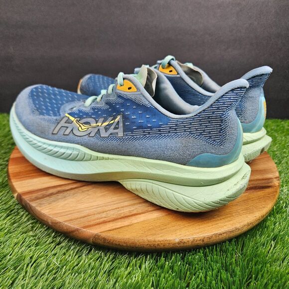 Hoka One One Mach 6 Shoes Mens Size 9.5 D Blue Athletic Running Walking Sneakers main image 6